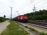 RheinCargo Diesellokomotive DE 91 Rangierbahnhof K�ln Gremberg, Porzer Ringstra�e, K�ln 08-07-2016.