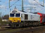 ECR (Euro Cargo Rail) Diesellokomotive 077 002-9 G�terbahnhof Oberhausen West 12-03-2020.