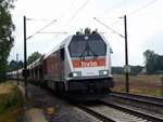 HVLE (Havell�ndische Eisenbahn AG) Diesellokomotive Maxima 40 CC Nummer V 490.1  (92 80 1264 004-3 D-HVLE) Bernte, Emsb�ren 17-08-2018.