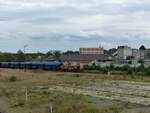 Eisenbahn und H�fen Diesellokomotive 548 G�terbahnhof Hochfeld S�d, Duisburg 21-08-2020.