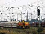 Eisenbahn und H�fen GmbH Diesellok 541 mit Aufschrift  ThyssenKrupp  G�terbahnhof Oberhausen West 18-08-2022.