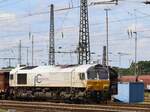 ECR (Euro Cargo Rail) Diesellocomotive  077 032-6 G�terbahnhof Oberhausen West 11-07-2024.