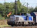 NEXRAIL Diesellokomotive Vossloh DE18 mit Nummer 92 80 4185 010-0 D-NXRL G�terbahnhof Oberhausen West 11-07-2024.