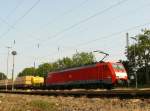 DB Schenker Lok 189 071-4 mit G�terzug nach Rotterdam, Niederlande.