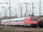 DB Lok 101 064-4 mit umgeleitete Intercity.