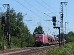 DB Cargo Lok 145 024-6 Devesstra�e, Salzbergen 23-07-2019.