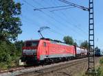 DB Cargo Lokomotive 189 028-4 Devesstra�e, Salzbergen 23-07-2019.