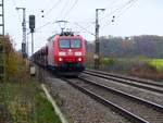 DB Cargo Lokomotive 185 051-0 Devesstra�e, Salzbergen 21-11-2019.