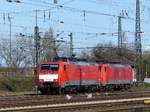 DB Cargo Lokomotive 189 052-4 mit Schwesterlok G�terbahnhof Oberhausen West 12-03-2020.