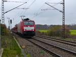 DB Cargo Lokomotive 189 072-2 Devesstra�e, Salzbergen 21-11-2019.