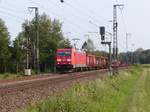DB Cargo Lokomotive 185 268-0 Devesstra�e, Salzbergen 11-09-2020.
