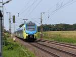 Abellio Westfalenbahn Triebzug ET 406 Devesstra�e, Salzbergen 11-09-2020.