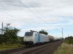 Railpool Lokomotive 186 291-1 Alte Heerstra�e, Rees 21-08-2020.