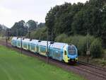 Abellio Westfalenbahn Triebzug Stadler Kiss ET 608 Talstra�e, Ibbenb�ren 16-09-2021.