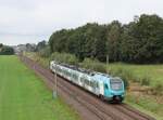 Keolis Eurobahn Stadler FLIRT 3 Triebzug ET 4 03 Talstra�e, Ibbenb�ren 16-09-2021.