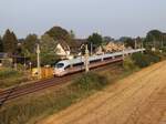 DB ICE Triebzug 4685 (406 085)  Schw�bisch Hall  Baumannstrasse, Praest bei Emmerich am Rhein 02-09-2021.