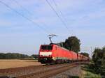 DB Cargo Lokomotive 189 041- 7 mit Schwesterlokomotive Wasserstrasse, Hamminkeln 19-09-2024.