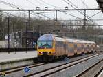 NS DDZ-VI Triebzug 7650 Gleis 2 Amersfoort Centraal 20-02-2024.