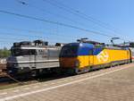 NS Vectron Lokomotive 193 737-4 (91 80 6193 737-4 D-ELOC) mit Intercity von Hannover nach Amsterdam und RFO (Rail Force One) Lokomotive 1829 (91 84 1570 829-9) ex-NS 1829 Amersfoort Centraal
