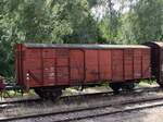 ZLSM ((Zuid-Limburgse Stoomtrein Maatschappij)) Gls Gedeckter G�terwagen mit Nummer 980-20 (ex-NS 30 84 980 0 594) Baujahr 1949 Werkspoor Amsterdam.