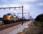 NS Lok 1217 mit G�terzug Stroe 1980 (Scan von Negativ).