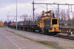 274 mit Bauzug Leiden Goederen (Gbf) M�rz 1994.