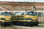 SNCB 5128 hat in Saint-Ghislain bei der PFt-TSP ein Refugium gefunden und wirdt am 12 September 2004 dort fotografiert.