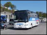 Mercedes Tourismo von Hebbel aus Deutschland im Stadthafen Sassnitz.