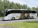 Mercedes Tourismo von Wörlitz Tourist aus Deutschland in Plau am See.