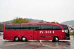 Mercedes Benz Travego von JV-Tour aus der CZ am 11.9.2014 in Krems gesehen.