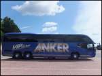 Neoplan Cityliner von Anker aus Deutschland im Stadthafen Sassnitz.