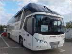 Neoplan Starliner von Bohr aus Deutschland im Gewerbegebiet Sassnitz.