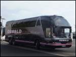 Neoplan Starliner von Oswald aus Deutschland im Stadthafen Sassnitz.