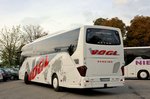 Setra 515 HD von Vogl Reisen aus der BRD in Krems gesehen.