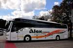 Volvo 9900 Euro 6 von der ALEX Bustouristik aus Deutschland am 17.August 2014 in Krems gesehen.