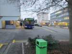 VZO-Mercedes Citaro NR.110 (Baujahr 2008) steht am Bahnhof Staefa am 23.1.15.