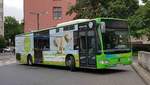 =MB Citaro der RhönEnergie steht im Juni 2019 am Busbahnhof in Fulda