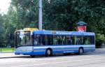 Solaris Urbino Linienbus der LVB Ende Juli 2015 beim Hauptbahnhof gesehen.