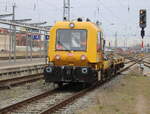 741 318 bei der Ausfahrt am 10.04.2026 im Rostocker Hbf.