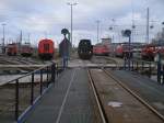 �ber die Drehscheibe im Bh Rostock am 17.Dezember 2011 geschaut.