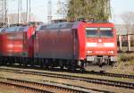 185 003-1 abgestellt im Kombiwerk Rostock-Seehafen.16.10.2011