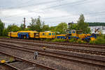   Die Plasser & Theurer Universalstopfmaschine UNIMAT 09-475/4S (Kombinierte Gleis- und Weichenstopfmaschine), Schweres Nebenfahrzeug Nr.