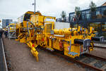 Plasser & Theurer prsentierte auf der iaf 2022 in Mnster (hier am 31.05.2022) mit der Plasser BallastMaster 205, ein neues Angebot von Schotterplaniermaschinen der Serie Plasser BallastMaster.