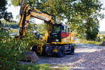 Liebherr Zweiwegebagger A 922 Rail Litronic mit Abstützpratzen, interne Nr.