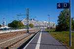 Mehr Schiffs- als Bahnbild...