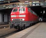 IC2121 von Frankfurt(Main)Hbf Richtung Puttgarden kurz vor der Abfahrt im Hamburger Hbf(05.06.10)