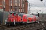 363 676-8 beim Rangieren im Hamburger Hbf.10.03.2012