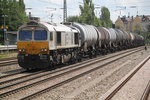 247 047-4 mit Kesselzug bei der Durchfahrt in Mnchen-Heimeranplatz.24.07.2016