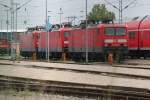 114 030-0 abgestellt im BW Rostock Hbf.(20.05.2011)