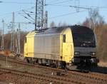 ER 20-006 beim Rangieren im Bahnhof Rostock-Seehafen.15.02.2012